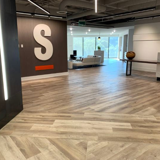 Vinyl Flooring Luxetech Collection Barris Color Office scene