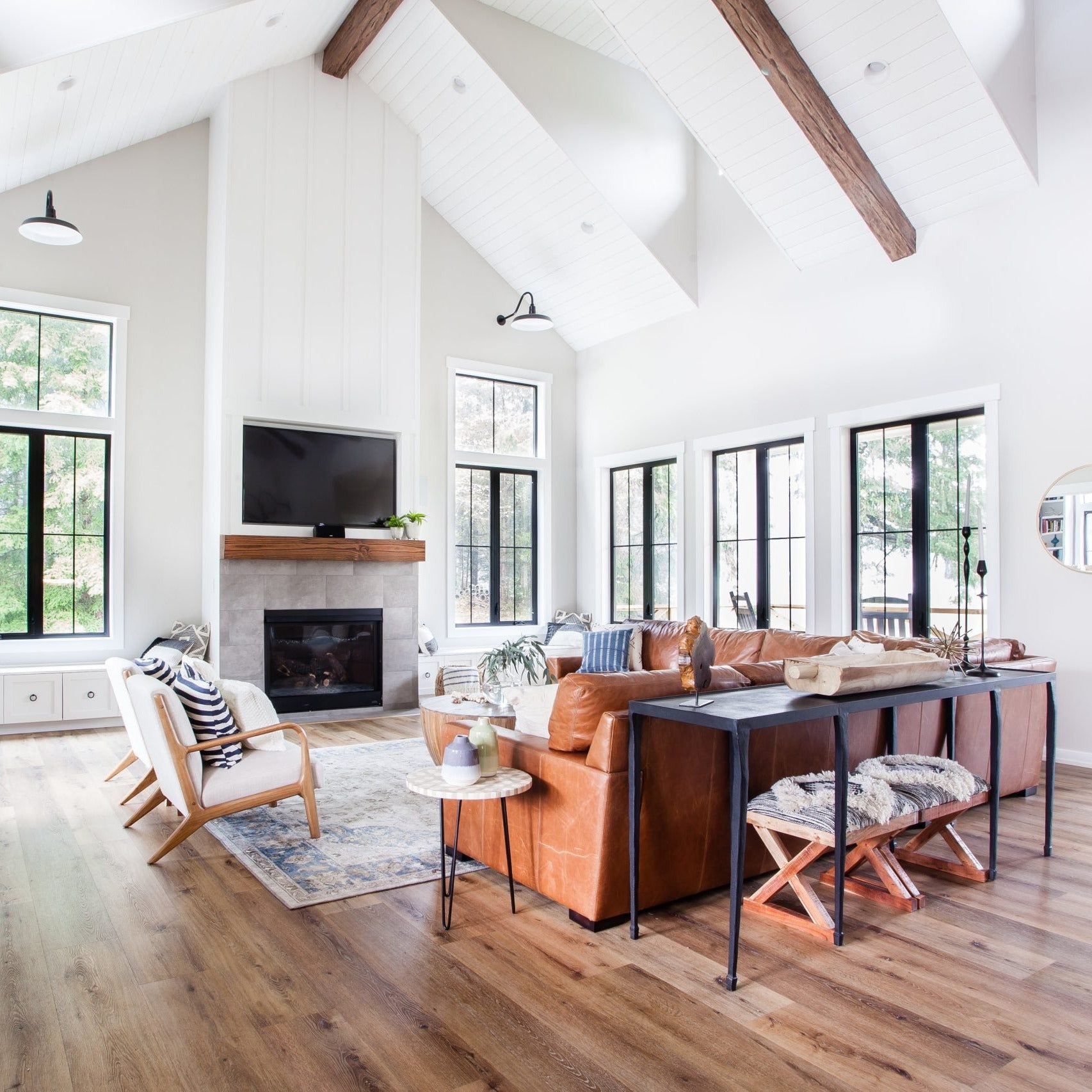 Vinyl Flooring Luxetech Collection Youngscombe Color Living Room Scene