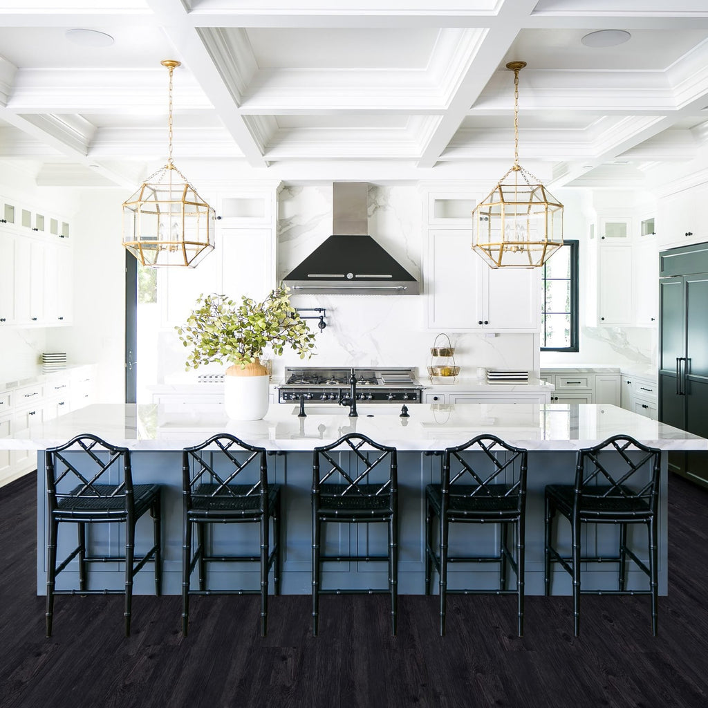 Vinyl Flooring VInyl Deluxe Classic Collection Nile Color Kitchen Scene
