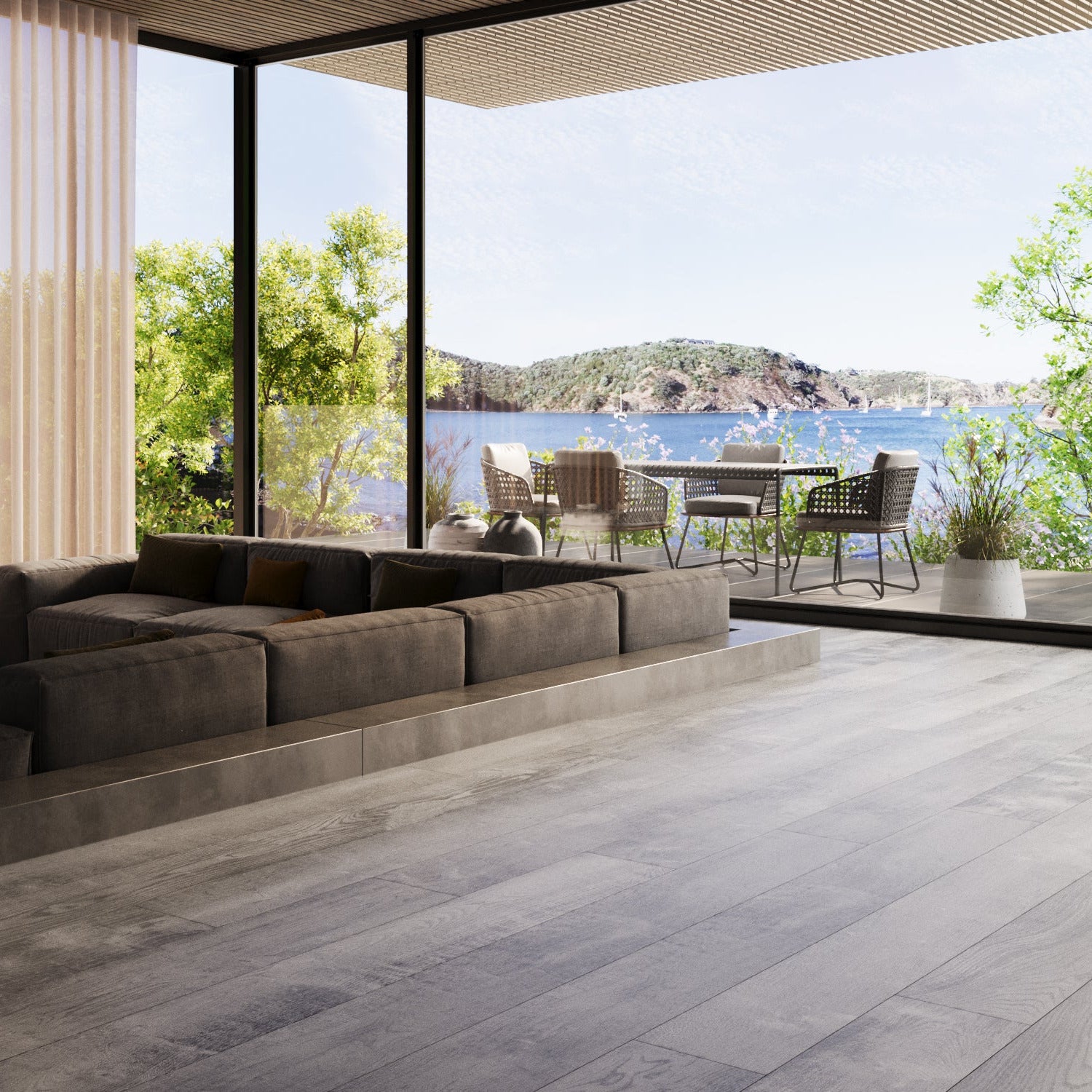 Hardwood Flooring Atelier Collection Sea Brume Room Render